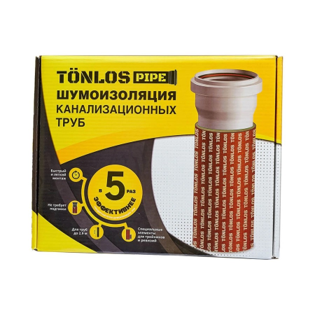 TONLOS Шумоизоляции канализационных труб Pipe 4640107330080