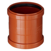 Муфта пластиковая для наружной канализации двухраструбная KGMM 110 мм, Ostendorf 220510