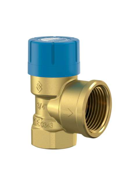 Клапан предохранительный Flamco Prescor B 3/4"х1" ВР-ВР, 6 Бар 27110