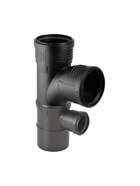 Крестовина Geberit Silent-PP 110x110x50х87,5°односторонняя комбинированная 390.558.14.1