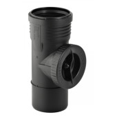 Ревизия Silent-PP 90°,110мм с круглым окном технического обслуживания Geberit 390.527.14.1