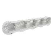 Коробка установочная 5-ти местная для твердых стен 354х70х45 мм SILVER KOPOS KP 64/5_KA