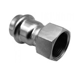 Пресс-фитинг 22х1/2" BР нержавеющая сталь, Kromwell KW.SP902002204