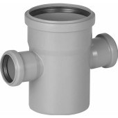 Крестовина 110х50х50 мм 87° канализационная Ostendorf серая 115580