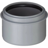 Переходник канализационный 110х90 короткий серый Ostendorf 115705