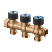 Коллектор Oventrop 3/4" ВР-НР х 3 выхода 3/4 ЕК 4200553