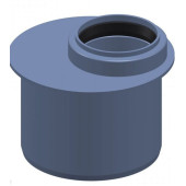 Переходной короткий патрубок POLO-KAL NG 110х50, Poloplast P2876