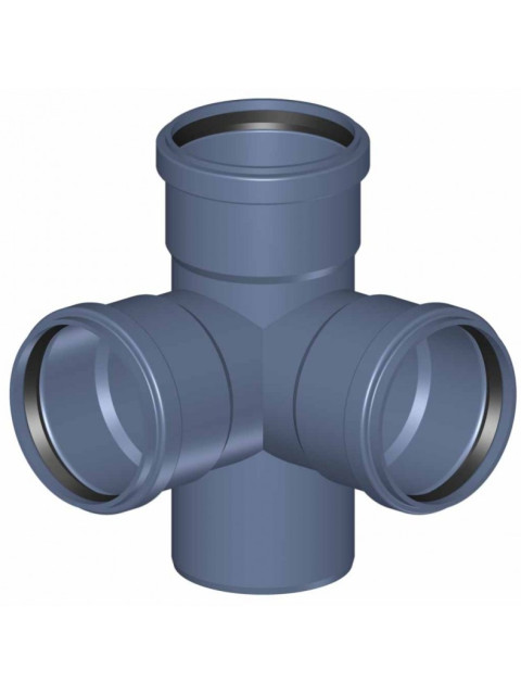 Крестовина угловая POLO-KAL NG 110х110х110 87,5°/90° Poloplast P2275
