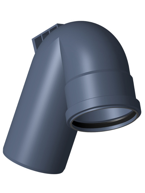 Отвод с разворотом POLO-KAL 110х135х110 Poloplast P2145