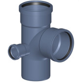 Крестовина угловая с низким ответвлением POLO-KAL NG 110х50х110 87,5°/90°, Poloplast P2838