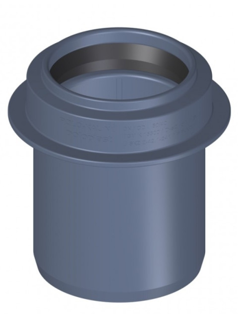 Переходной патрубок короткий POLO-KAL NG 50х40 Poloplast P2330