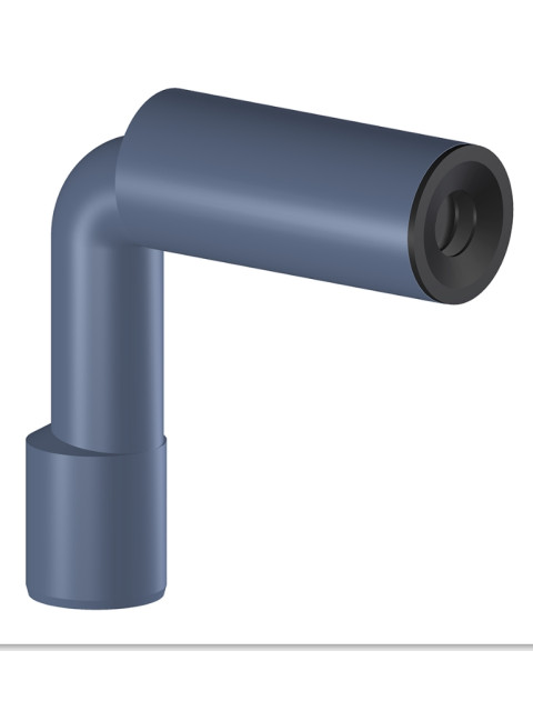 Сифонный отвод POLO-KAL с переходным патрубком 50/40 Poloplast P2251