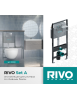 Инсталляция для унитаза со сливным баком Rivo Set A 200001