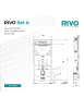 Инсталляция для унитаза со сливным баком Rivo Set A 200001
