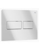 Панель двойного смыва RIVO Touch Lux для смывных баков RIVO Set A, Белый глянец 301004