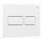 Панель двойного смыва RIVO Touch Lux для смывных баков RIVO Set A Белый матовый 301003