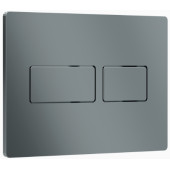 Панель двойного смыва RIVO Touch Lux для смывных баков RIVO Set A Хром матовый 301001