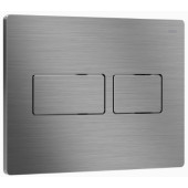 Панель двойного смыва RIVO Touch Lux для смывных баков RIVO Set A Сатиновая сталь 301007