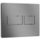 Панель двойного смыва RIVO Touch Lux для смывных баков RIVO Set A Сатиновая сталь 301007