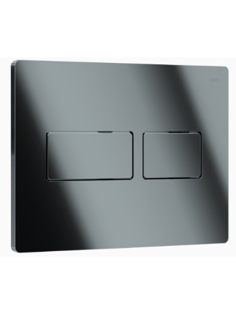 Панель двойного смыва RIVO Touch Lux для смывных баков RIVO Set A Хром глянцевый 301002