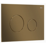 Панель двойного смыва RIVO Touch Neo для смывных баков RIVO Set A. Латунь матовая.303007
