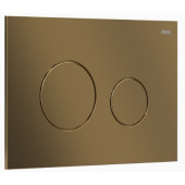 Панель двойного смыва RIVO Touch Neo для смывных баков RIVO Set A Латунь матовая 303007