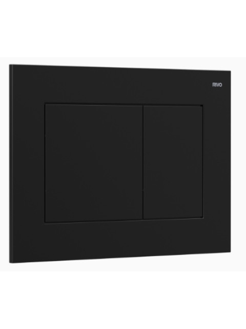 Панель двойного смыва RIVO Touch Line для смывных баков RIVO Set A Черный матовый 302005