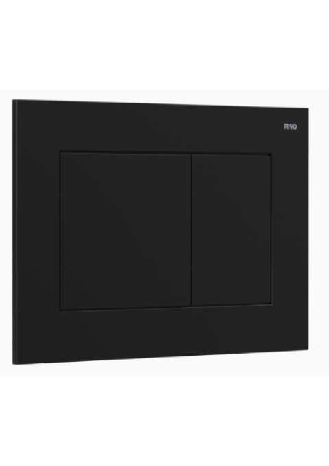 Панель двойного смыва RIVO Touch Line для смывных баков RIVO Set A Черный матовый 302005