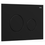 Панель двойного смыва RIVO Touch Neo для смывных баков RIVO Set A. Черный матовый.303005