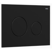Панель двойного смыва RIVO Touch Neo для смывных баков RIVO Set A Черный матовый 303005