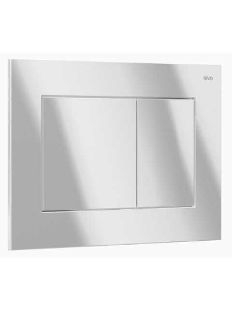 Панель двойного смыва RIVO Touch Line для смывных баков RIVO Set A Белый глянец 302004