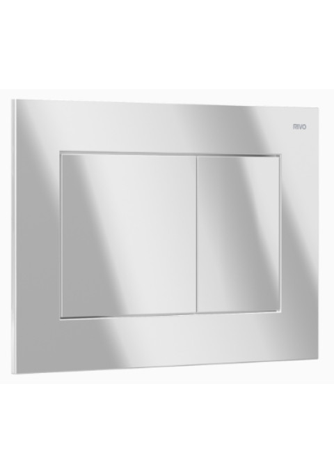 Панель двойного смыва RIVO Touch Line для смывных баков RIVO Set A Белый глянец 302004