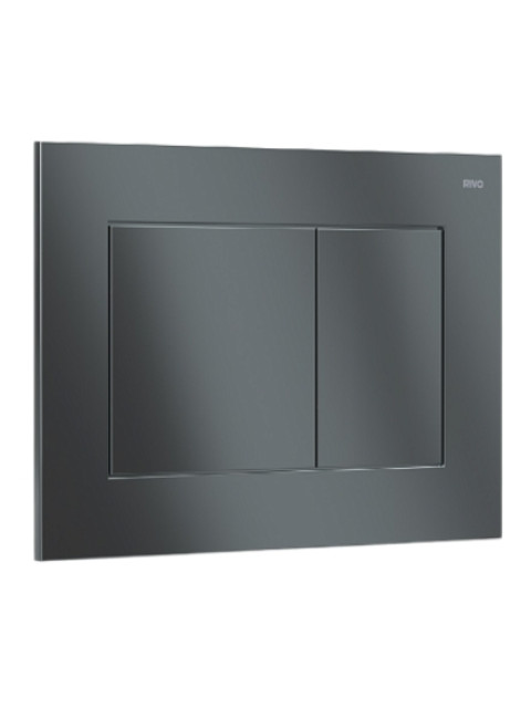 Панель двойного смыва RIVO Touch Line для смывных баков RIVO Set A Хром матовый 302001