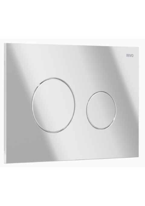 Панель двойного смыва RIVO Touch Neo для смывных баков RIVO Set A Белый глянец 303004