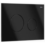 Панель двойного смыва RIVO Touch Neo для смывных баков RIVO Set A. Черный глянцевый.303006