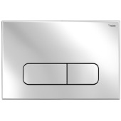 Панель смыва РЕХАУ NOVA ELLIPSE 001 овальными клавишами пластик хром глянцевый 19102111001