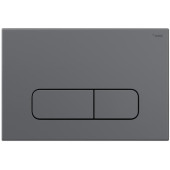 Панель смыва РЕХАУ NOVA ELLIPSE 001 овальные клавиши, пластик, графит матовый 19102131001