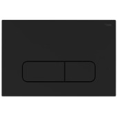 Панель смыва РЕХАУ NOVA ELLIPSE 001 овальные клавиши, пластик, черный матовый 19102141001