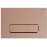 Панель смыва РЕХАУ NOVA ELLIPSE 001 овальные клавиши, пластик, розовое золото матовый 19102161001