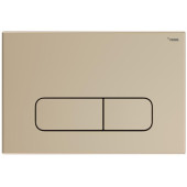 Панель смыва РЕХАУ NOVA ELLIPSE 001 овальные клавиши, пластик, золото матовый 19102151001