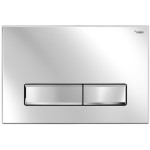 Панель смыва РЕХАУ NOVA LONG 001 прямоугольные клавиши, пластик, хром глянцевый 19102321001