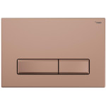 Панель смыва РЕХАУ NOVA LONG 001 прямоугольные клавиши, пластик, розовое золото матовый 19102381001