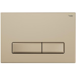 Панель смыва РЕХАУ NOVA LONG 001 прямоугольные клавиши, пластик, золото матовый 19102371001