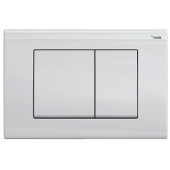 Панель смыва РЕХАУ NOVA QUAD 001 прямоугольные клавиши, пластик, белый, глянец 19102011001