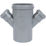 Крестовина одноплоскостная 110х50х50/45° Sinikon серая 506008.R