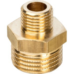Ниппель редукционный 1/2х3/4 НР/НР латунный, Stout SFT-0003-001214