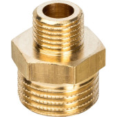 Ниппель редукционный 1/2х3/4 НР/НР латунный, Stout SFT-0003-001214