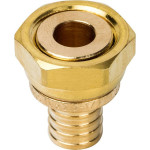 Переходник 16x1/2" с накидной гайкой аксиальный, латунь Stout SFA-0019-001612