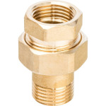 Разъемное прямое соединение (американка) Stout 1/2" ВР/НР латунь SFT-0044-000012