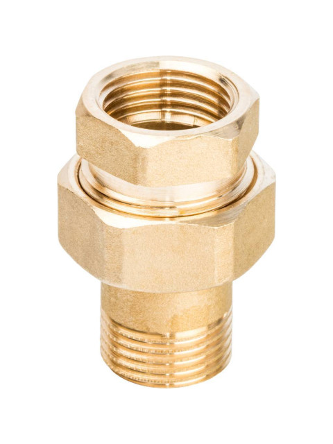 Разъемное прямое соединение (американка) Stout 3/4" ВР/НР латунь SFT-0040-000034